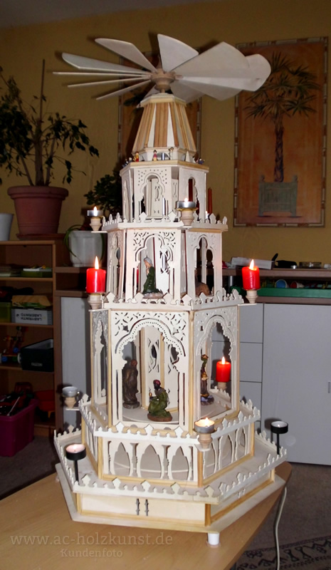 Laubsägen Orientalische Pyramide 6eckig