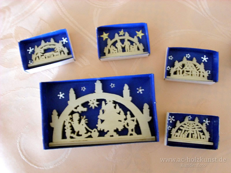 Mini Schwibbogen Schachtel