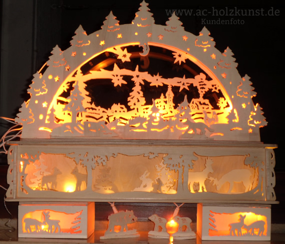 Schwibbogen Wald Tiere