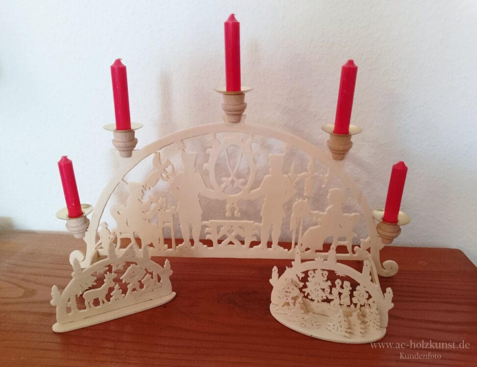 Schwibbogen nach Gratisvorlage.